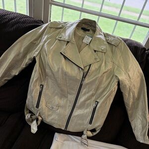 Faux Leather Jacket